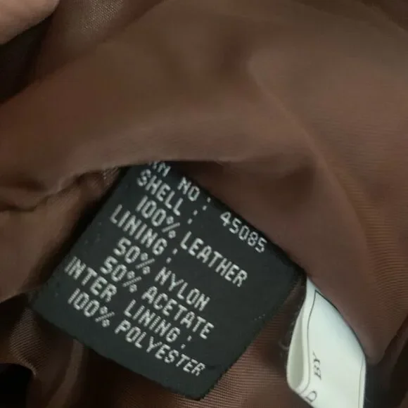 Mens Large Brown Soft leather coat - Picture 10 of 13